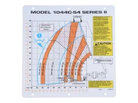 1706540 Flip Card, Ld Cht 1044C-54 SII | JLG