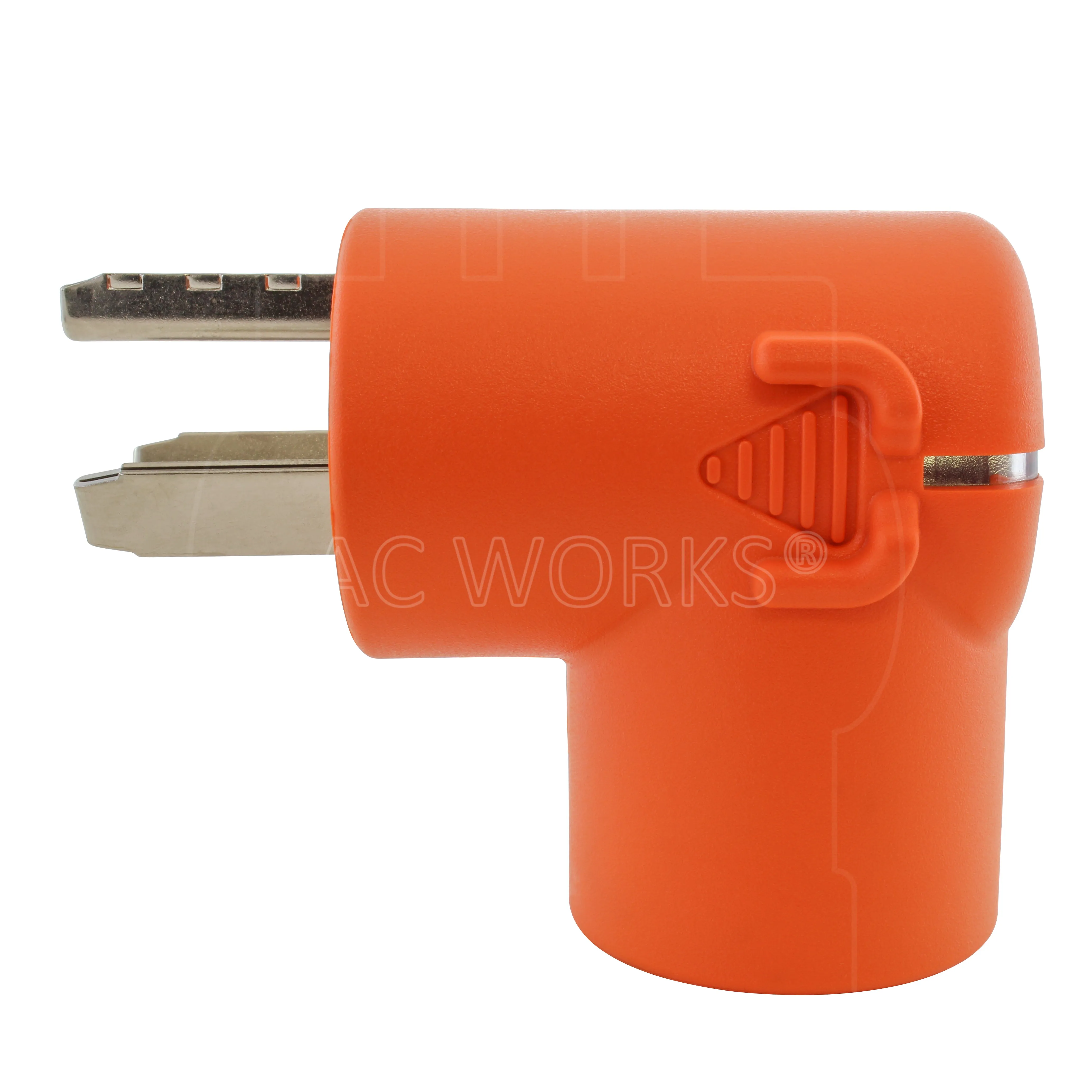 AC WORKS® [AD1030L620] 3-Prong Dryer Outlet to L6-20 20A 250V Locking Female Adapter