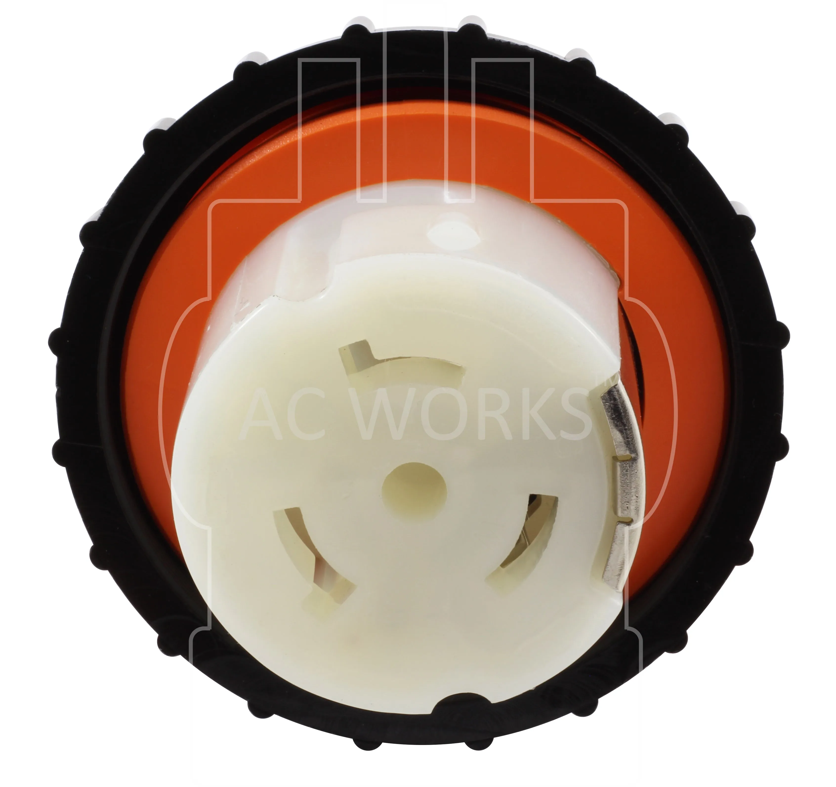 AC WORKS® [ADL1420SS2] Adapter NEMA L14-20P 4-Prong 20A Generator Locking Plug - RV/Marine 50A Inlet