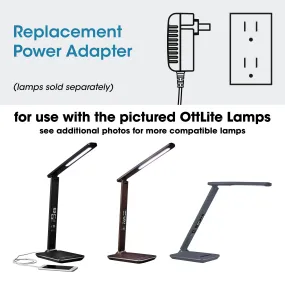 Adapter for Renew LED Desk Lamp and Specific OttLite WorkWell Lamps