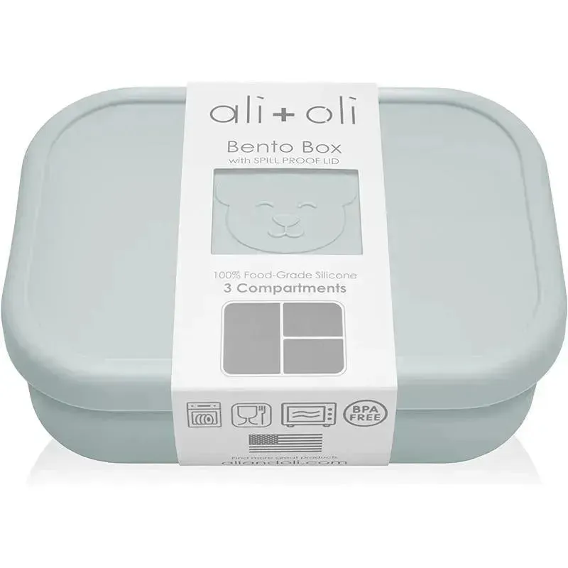 Ali   Oli - Leakproof Silicone Bento Box, Dream Blue