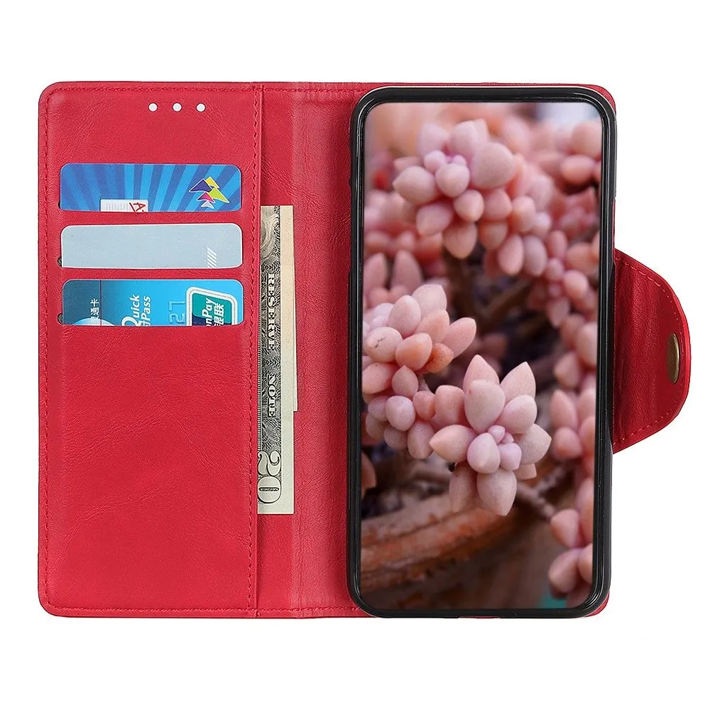 Alpha Motorola Moto G22 flip case - Red