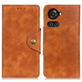 Alpha OnePlus 10R / Ace flip case - Brown