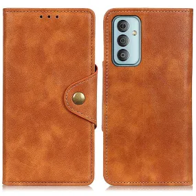 Alpha Samsung Galaxy M23 flip case - Brown