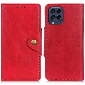 Alpha Samsung Galaxy M53 5G flip case - Red