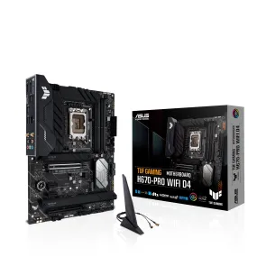 Asus Mainboard Tuf Gaming H670-Pro Wifi D4 - Atx - Lga1700 Socket - Intel H670 Chipset