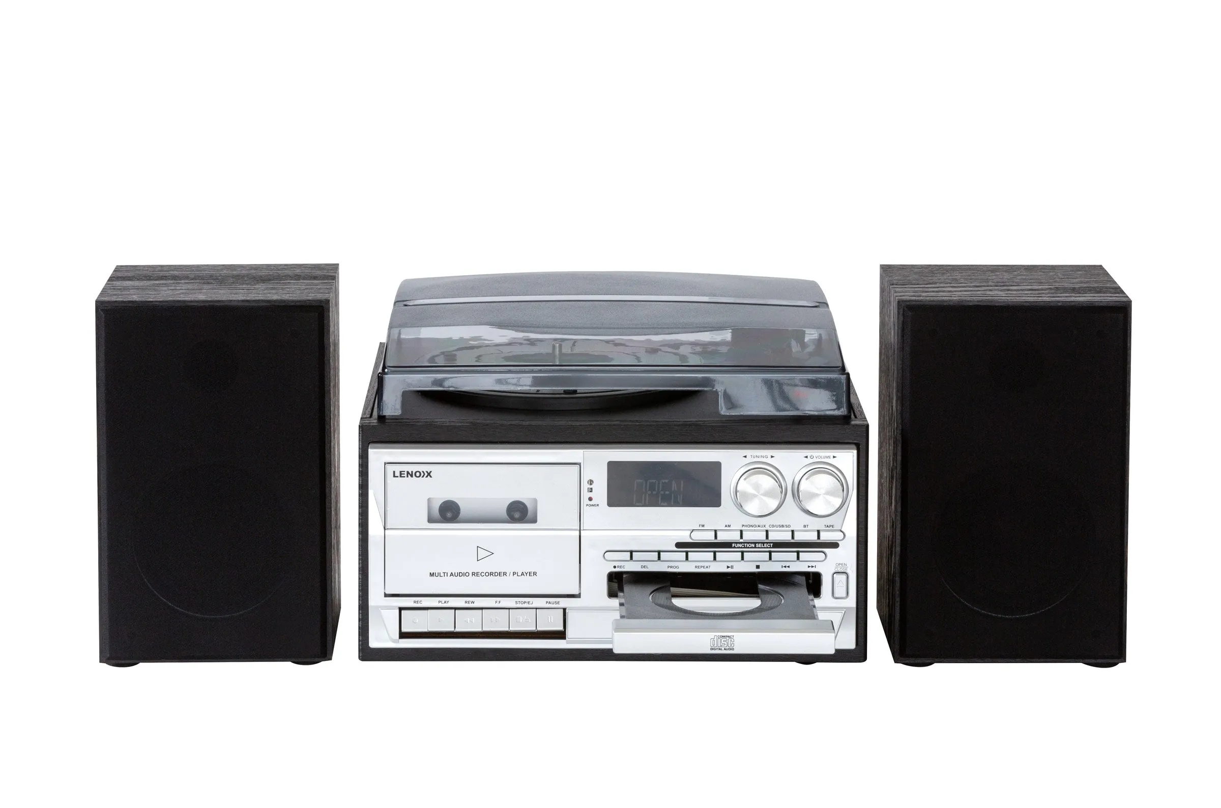 Audio Home Entertainment System (Black) CDs, Vinyl, Wireless & More