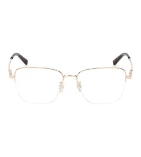 Bally Men's Pale Gold Square Optical Frame