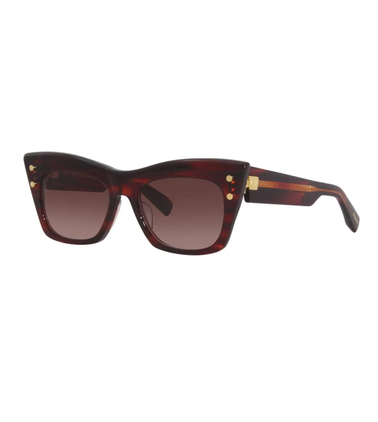 Balmain Women's Rose Gold Gradient Square Sunglasses