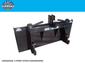 BLUE DIAMOND universal skid steer to 3 point tractor hitch adaptor