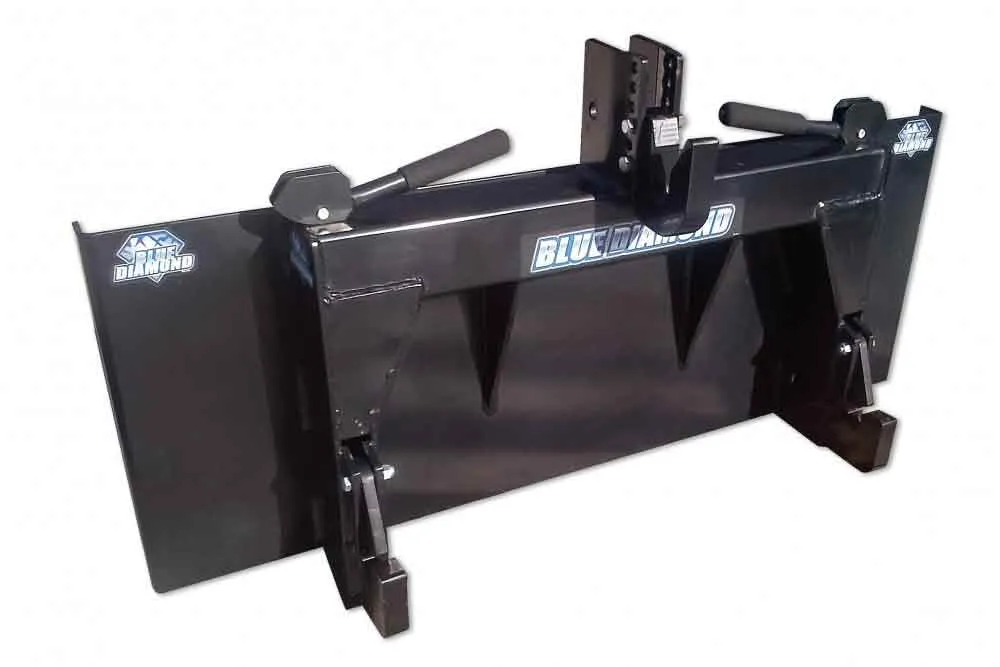 BLUE DIAMOND universal skid steer to 3 point tractor hitch adaptor