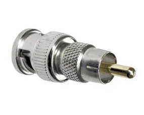 BNC Male to RCA Male Adapter BNC-M-TO-RCA-M