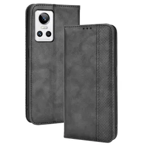 Bofink Vintage Realme GT Neo3 leather case - Black