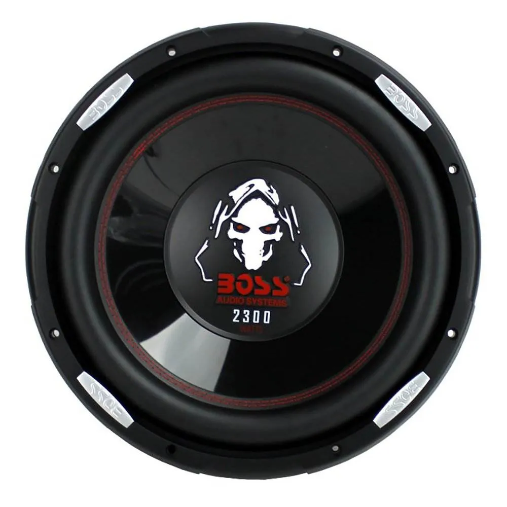 Boss Phantom 12 Inch 2300 Watt Max Power Car Audio Subwoofer with DVC Power