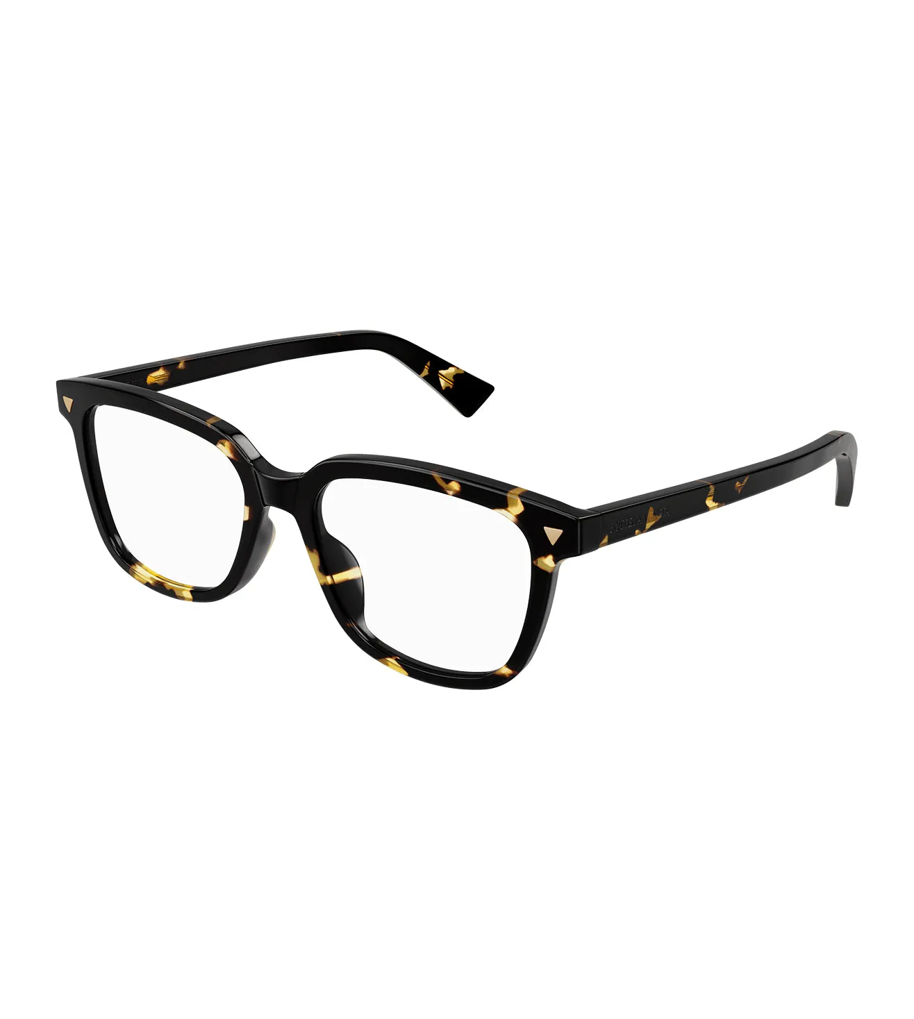 Bottega Veneta Women's Havana Rectangular Optical Frame