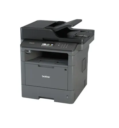 Brother DCP Monochrome Laser Multi-function Printer, 256MB Memory, Ethernet, Color Touchscreen Display - DCP-L5500DN