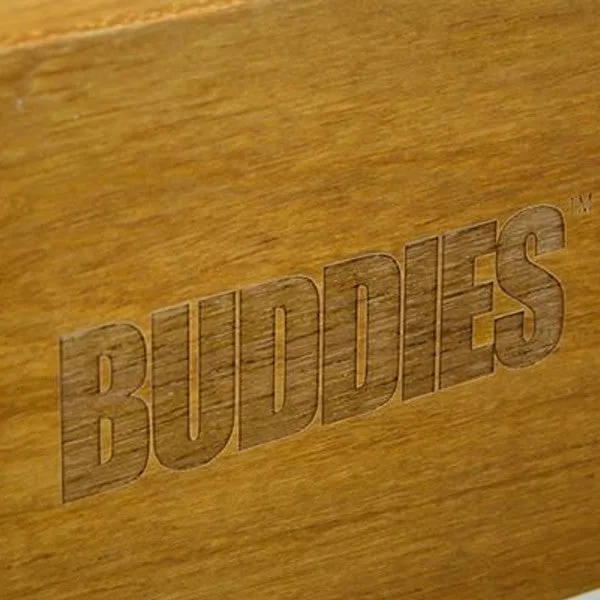 Buddies - Natural Wood Smokers Stash Box