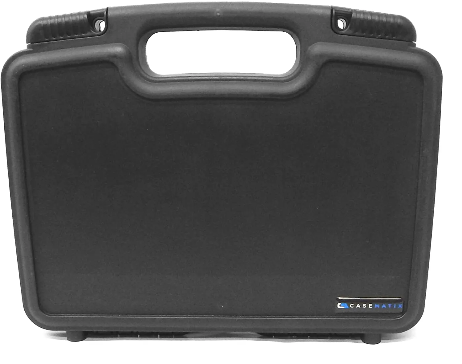 CASEMATIX 12" Customizable Foam Case for Portable Electronics - Hard Carrying Case with Impact-Absorbing Pre-Diced Foam Interior