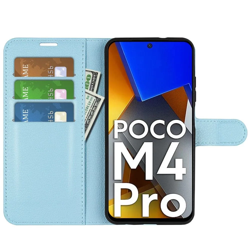 Classic Xiaomi Poco M4 Pro flip case - Blue