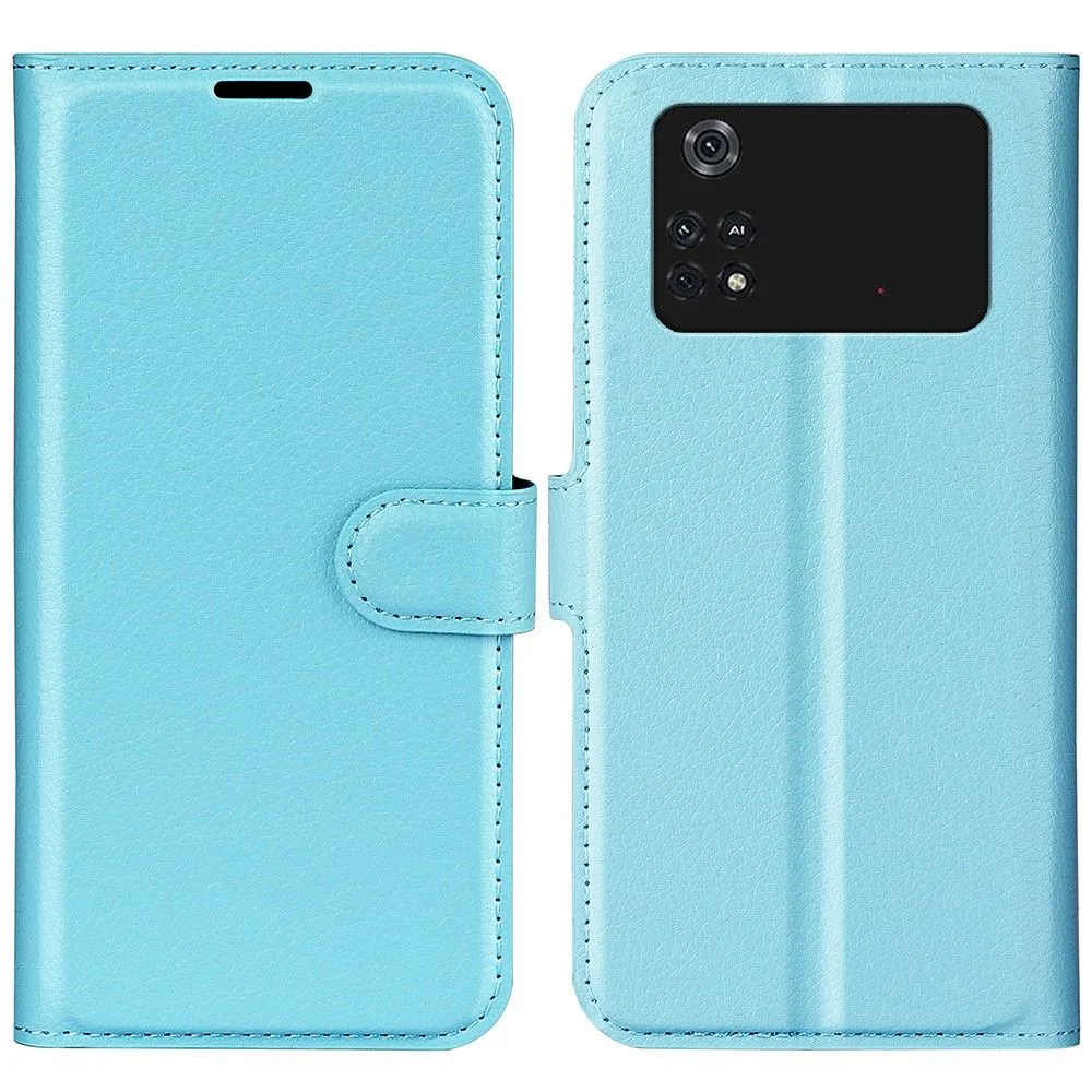 Classic Xiaomi Poco M4 Pro flip case - Blue