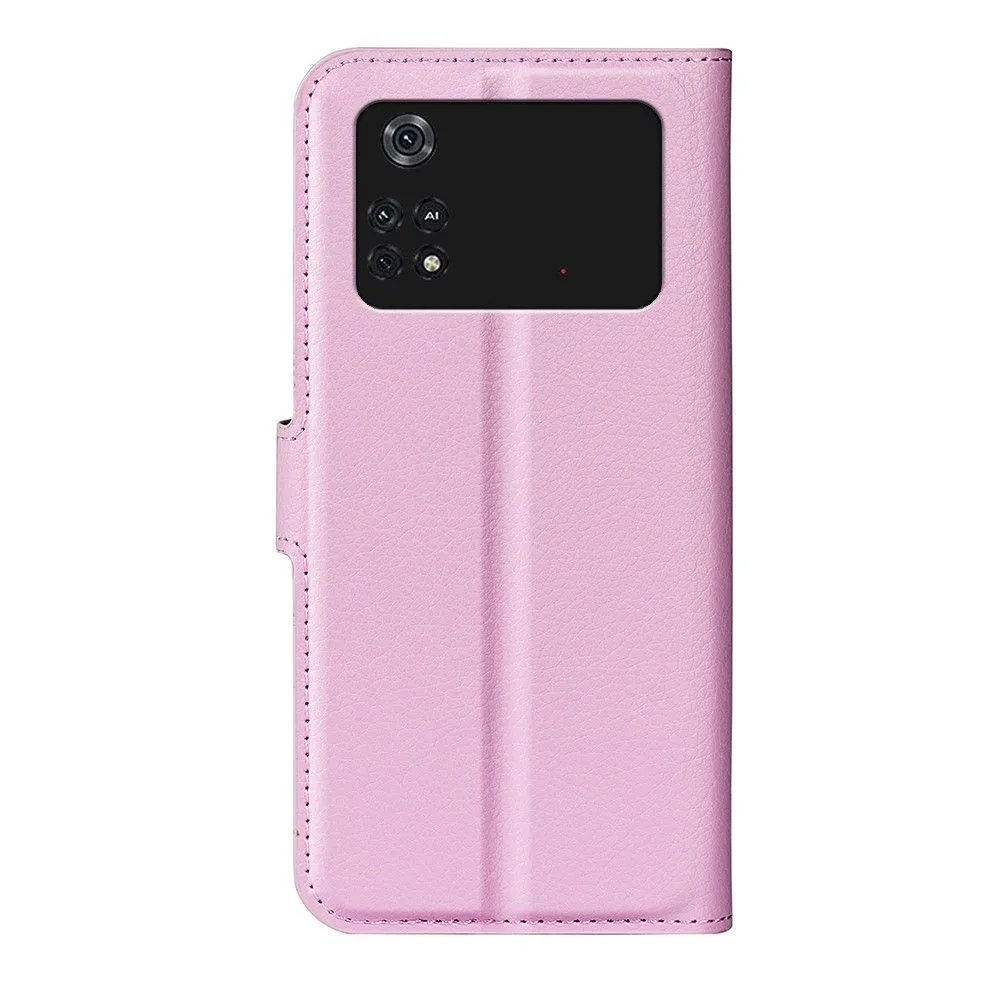 Classic Xiaomi Poco M4 Pro flip case - Pink