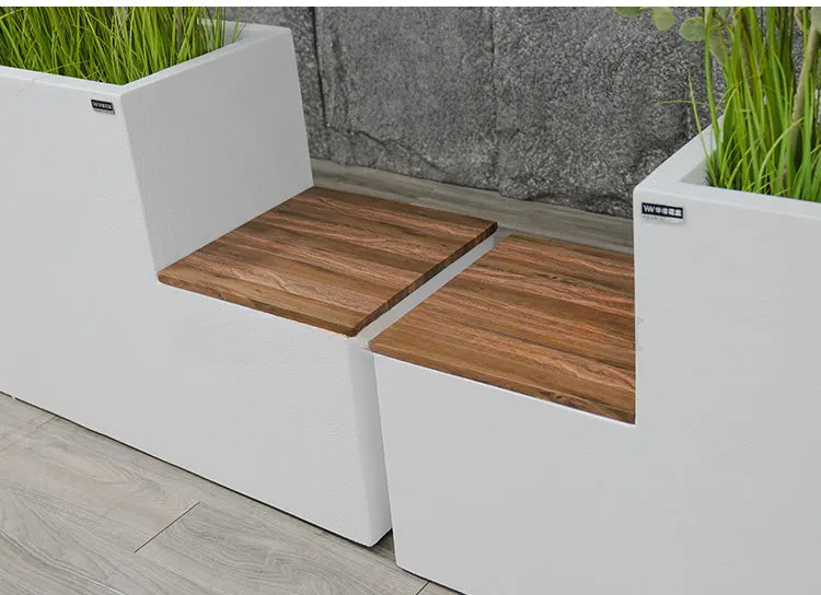 Creative Minimalist Large Flower Box Seat Combination