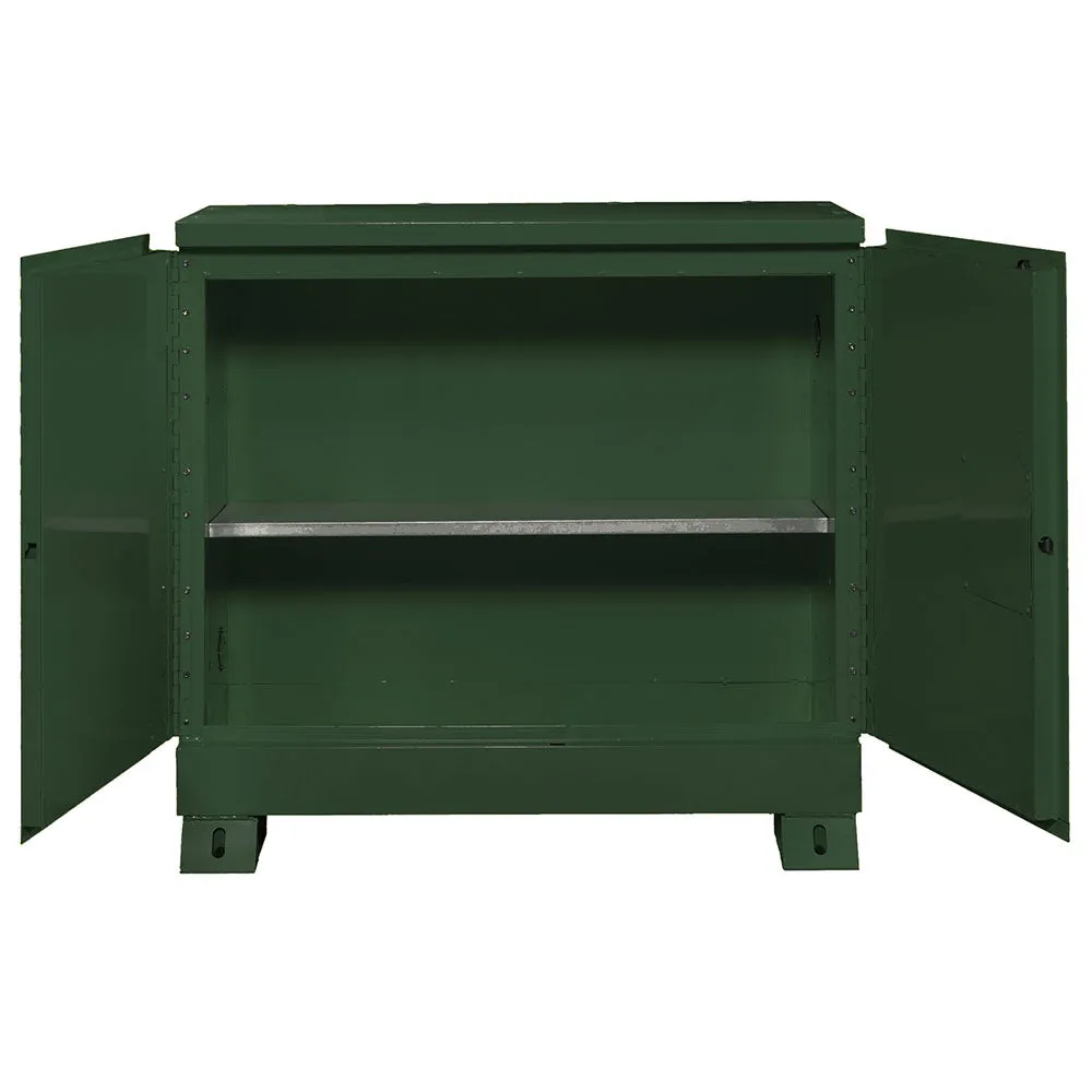 Crescent Jobox 1-753620 30 Gallon Pesticide Manual Close Safety Cabinet - Green