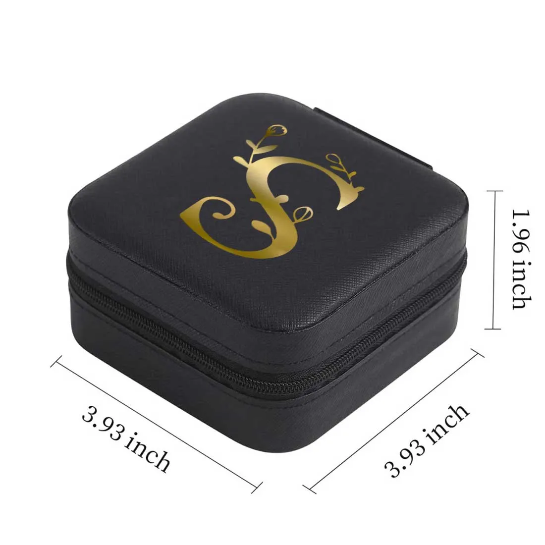 Custom Mini Jewellery Box Portable Travel Trinklet Organizer - Monogram