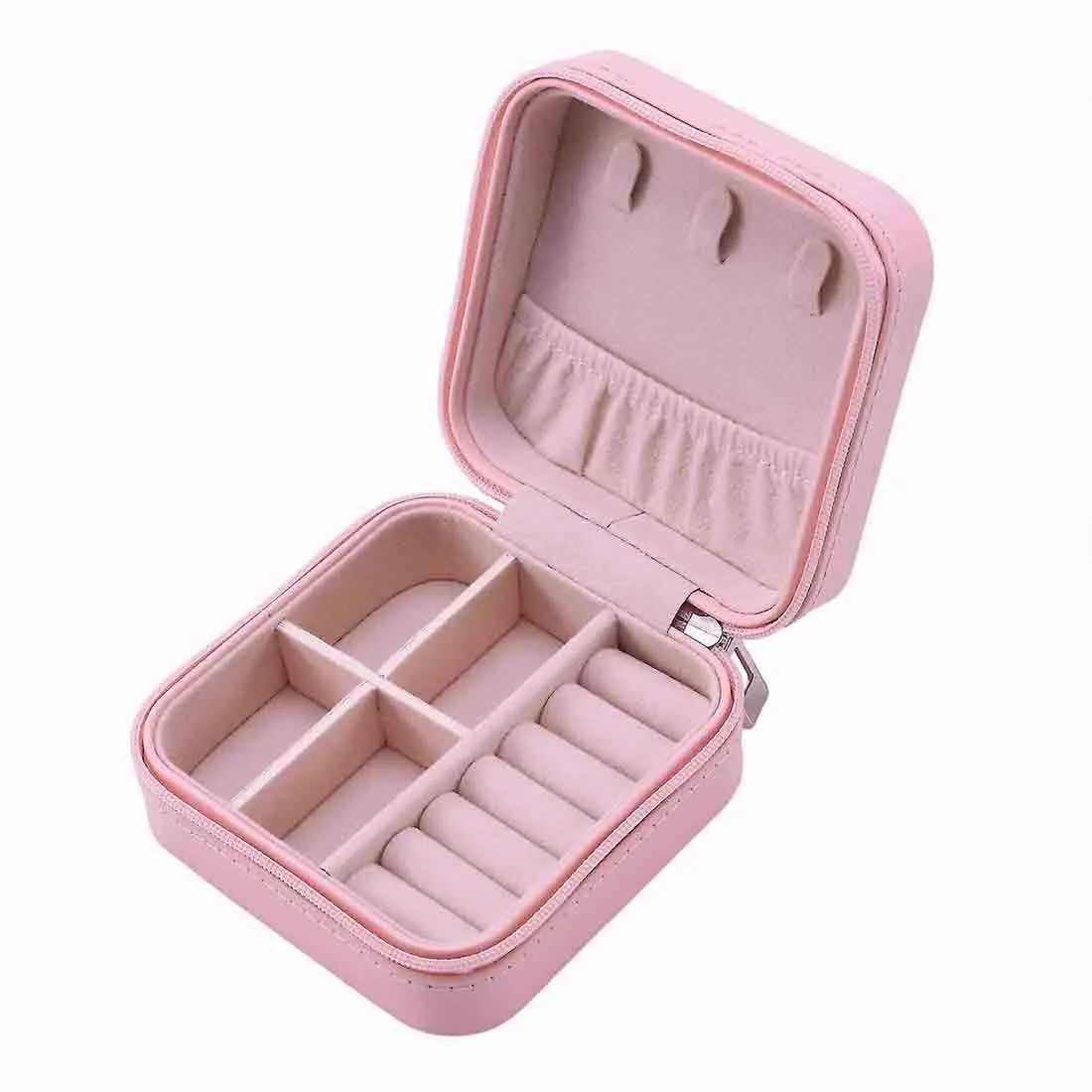 Custom Mini Jewellery Box Portable Travel Trinklet Organizer - Monogram