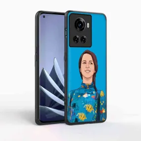 Custom Mobile Phone Cover With Photo Blue Oneplus 10R Case - Cartoonized From Image