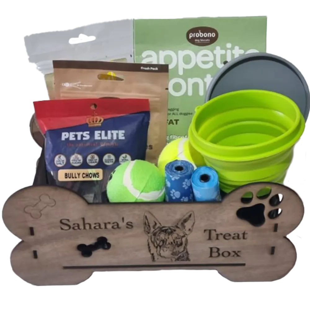 Doggy Treat Box - Medium Breed (made to order)