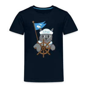 Door County Sailor Cat Toddler Premium T-Shirt