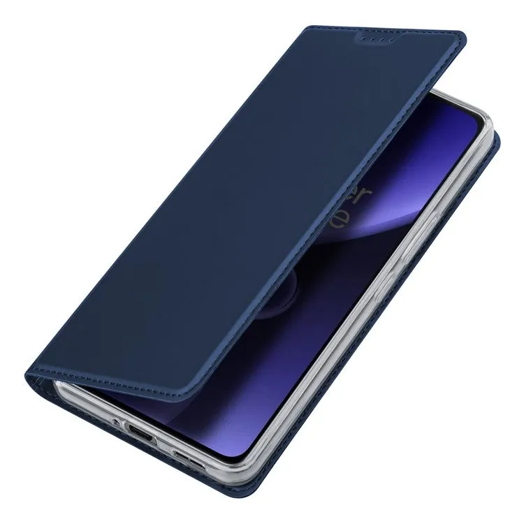 DUX DUCIS Faux Leather Wallet Smart Flip Case Cover for OnePlus Nord CE 3 - Blue