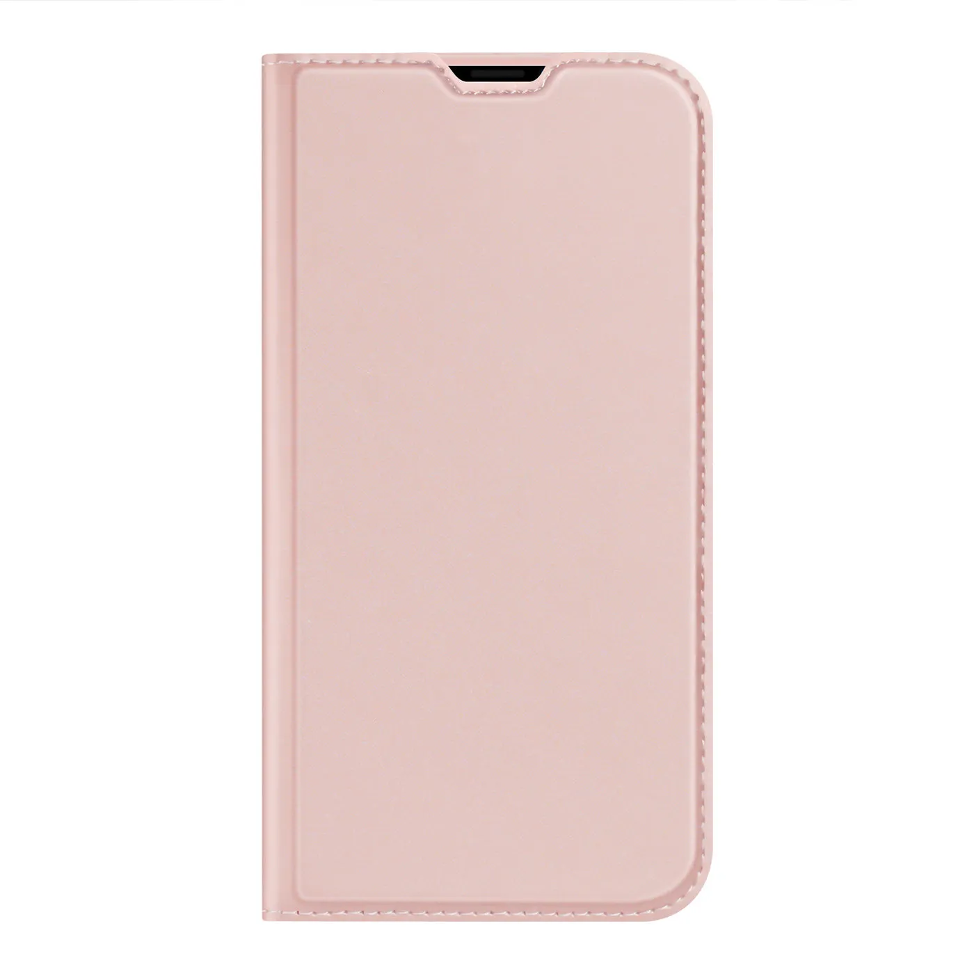 DUX DUCIS Skin Pro Faux Leather Wallet Flip Case for Apple iPhone 14 Pro - Rose Gold