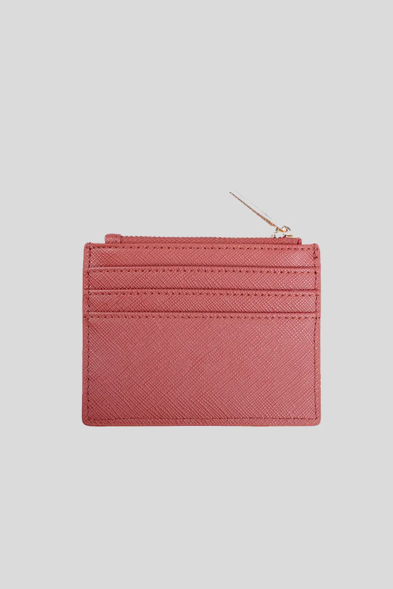 Ecs Credit Card Case - Red Tea