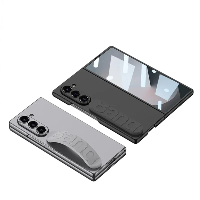 Elastic Wrist Strap Phone Case With Film For Samsung Galaxy Z Fold6