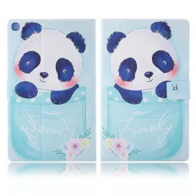 Elegant pattern leather flip case for Samsung Galaxy Tab A7 10.4 (2020) - Comfy Panda