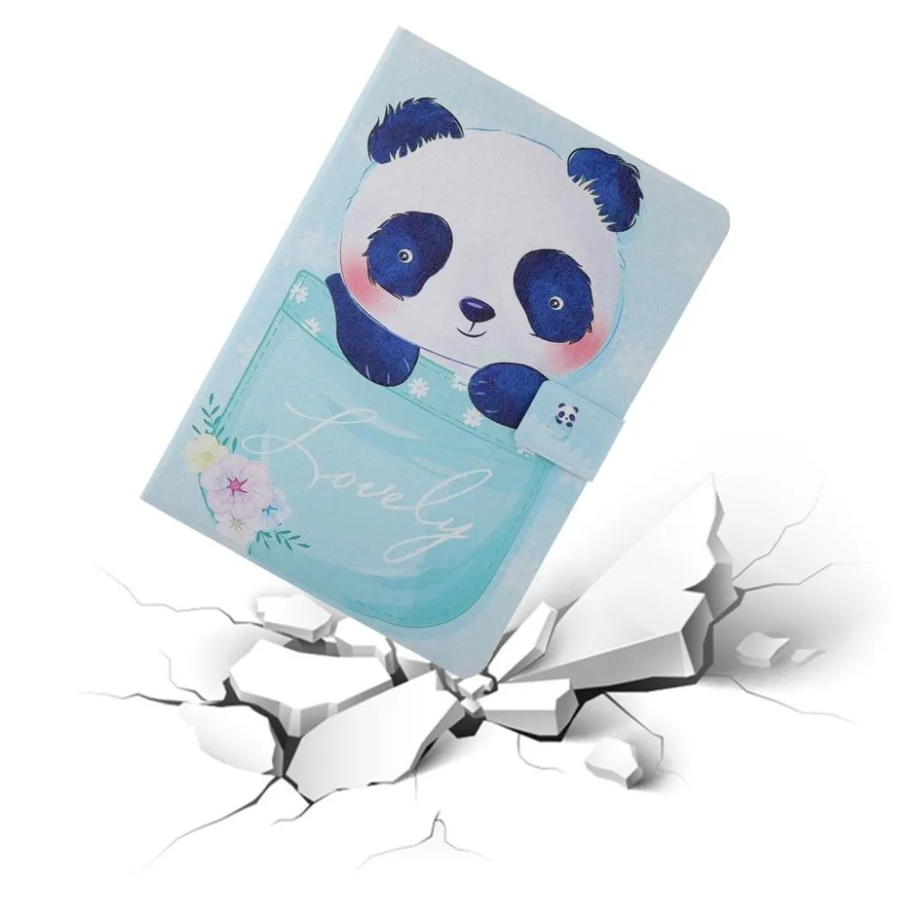 Elegant pattern leather flip case for Samsung Galaxy Tab A7 10.4 (2020) - Comfy Panda