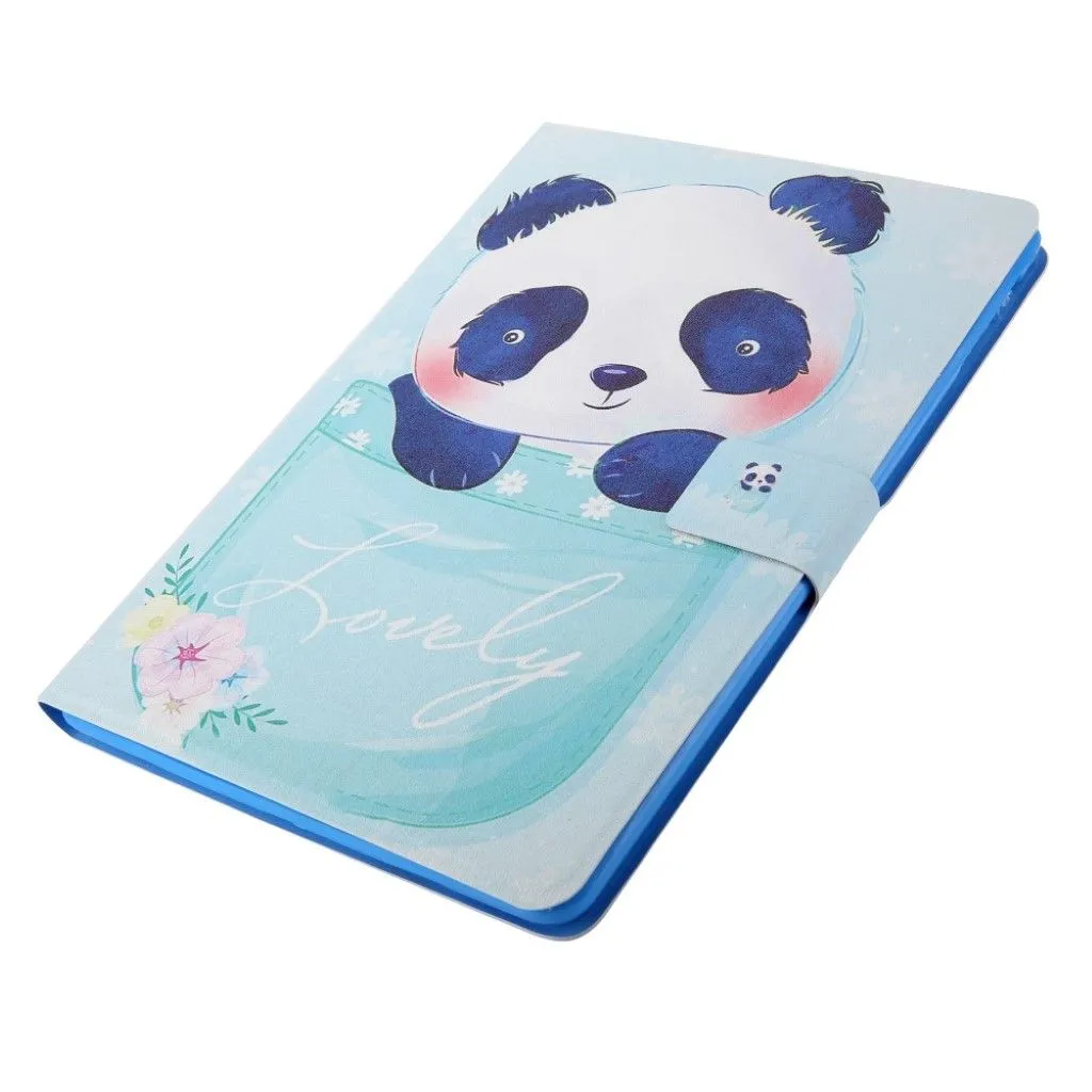 Elegant pattern leather flip case for Samsung Galaxy Tab A7 10.4 (2020) - Comfy Panda