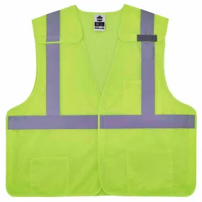 Ergodyne 21525 8217BA L/XL Lime Class 2 Breakaway Mesh Vest