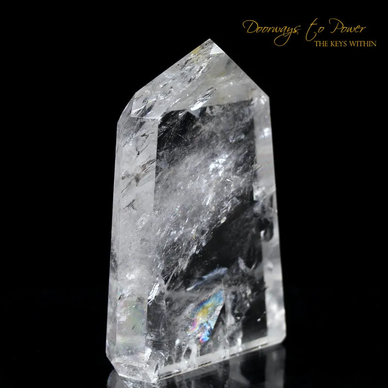 Exquisite Pure Clear Quartz Point & Devic Temple Master Crystal