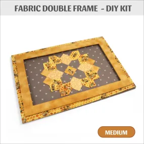 Fabric double frame Medium DIY kit, cartonnage kit 161b, online instructions