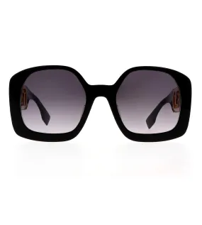 Fendi Women's Grey Gradient Butterfly Sunglasses