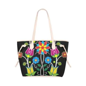 Floral Beadwork-04 Clover Canvas Tote Bag