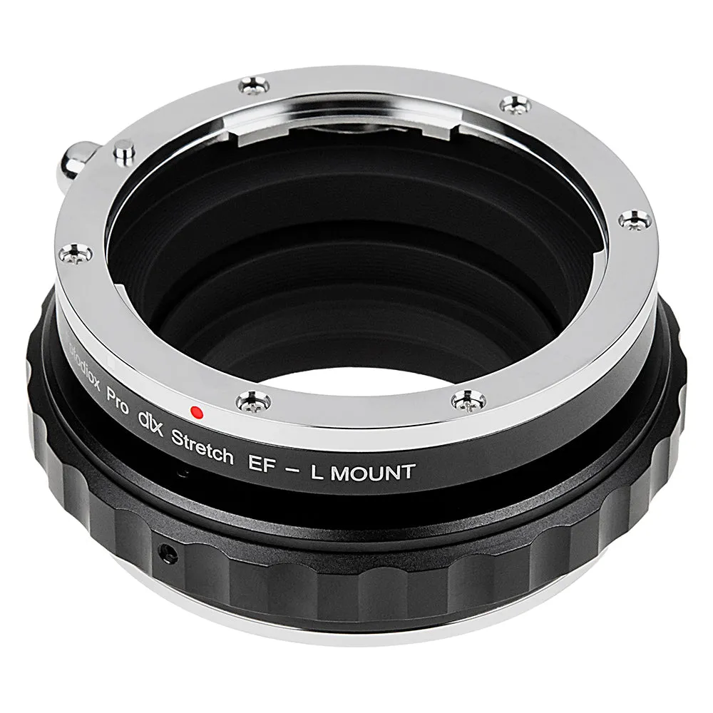 Fotodiox DLX Stretch Lens Adapter - Compatible with Canon EF & EF-S Mount Lens to L-Mount Alliance Mirrorless Cameras with Macro Focusing Helicoid and Magnetic Drop-In Filters