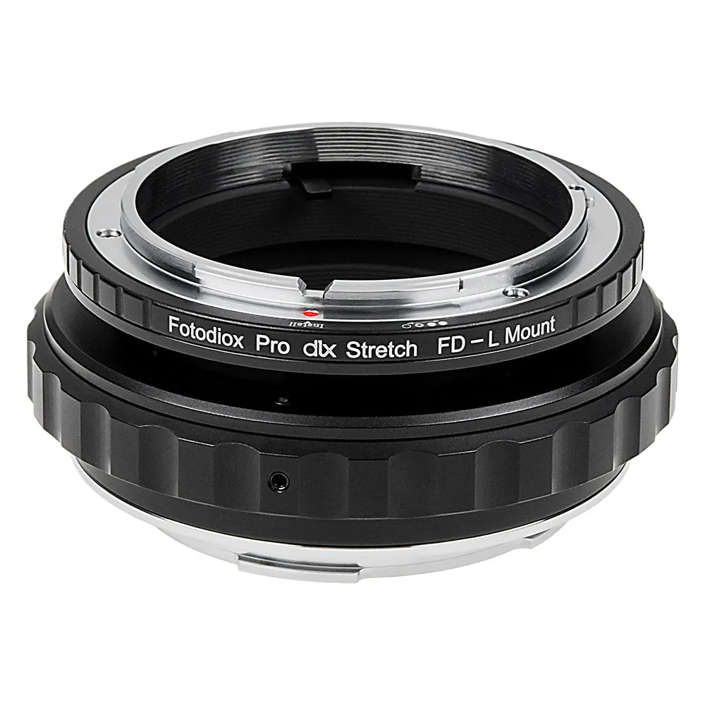 Fotodiox DLX Stretch Lens Adapter - Compatible with Canon FD & FL Mount Lens to L-Mount Alliance Mirrorless Cameras with Macro Focusing Helicoid and Magnetic Drop-In Filters