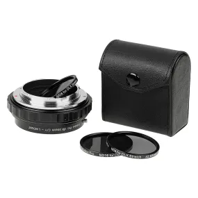 Fotodiox DLX Stretch Lens Adapter - Compatible with Contax/Yashica (CY) Mount Lens to L-Mount Alliance Mirrorless Cameras with Macro Focusing Helicoid and Magnetic Drop-In Filters