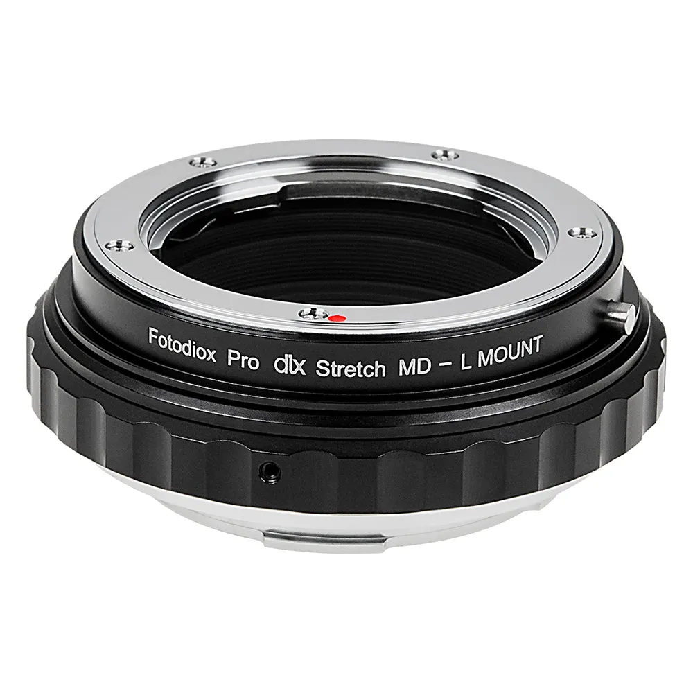 Fotodiox DLX Stretch Lens Adapter - Compatible with Minolta Rokkor (SR / MD / MC) Lens to L-Mount Alliance Mirrorless Cameras with Macro Focusing Helicoid and Magnetic Drop-In Filters