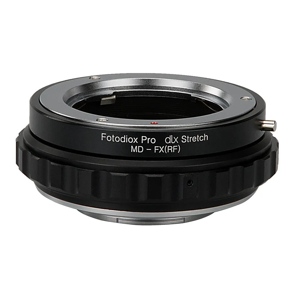 Fotodiox DLX Stretch Lens Mount Adapter - Minolta Rokkor (SR / MD / MC) SLR Lens to Fujifilm Fuji X-Series Mirrorless Camera Body with Macro Focusing Helicoid and Magnetic Drop-In Filters