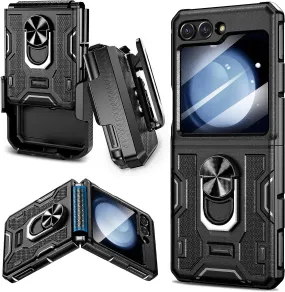 Galaxy Z Flip 5 Hinge Protection Military Grade Shockproof Case